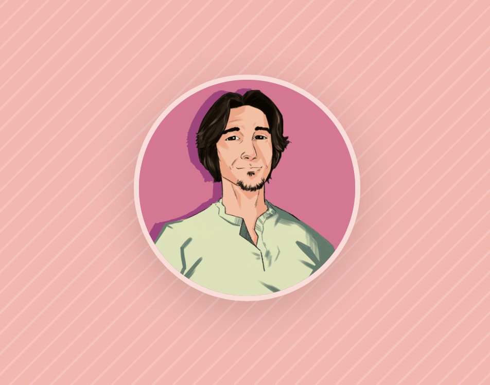 Aaron Kondzer illustrated portrait