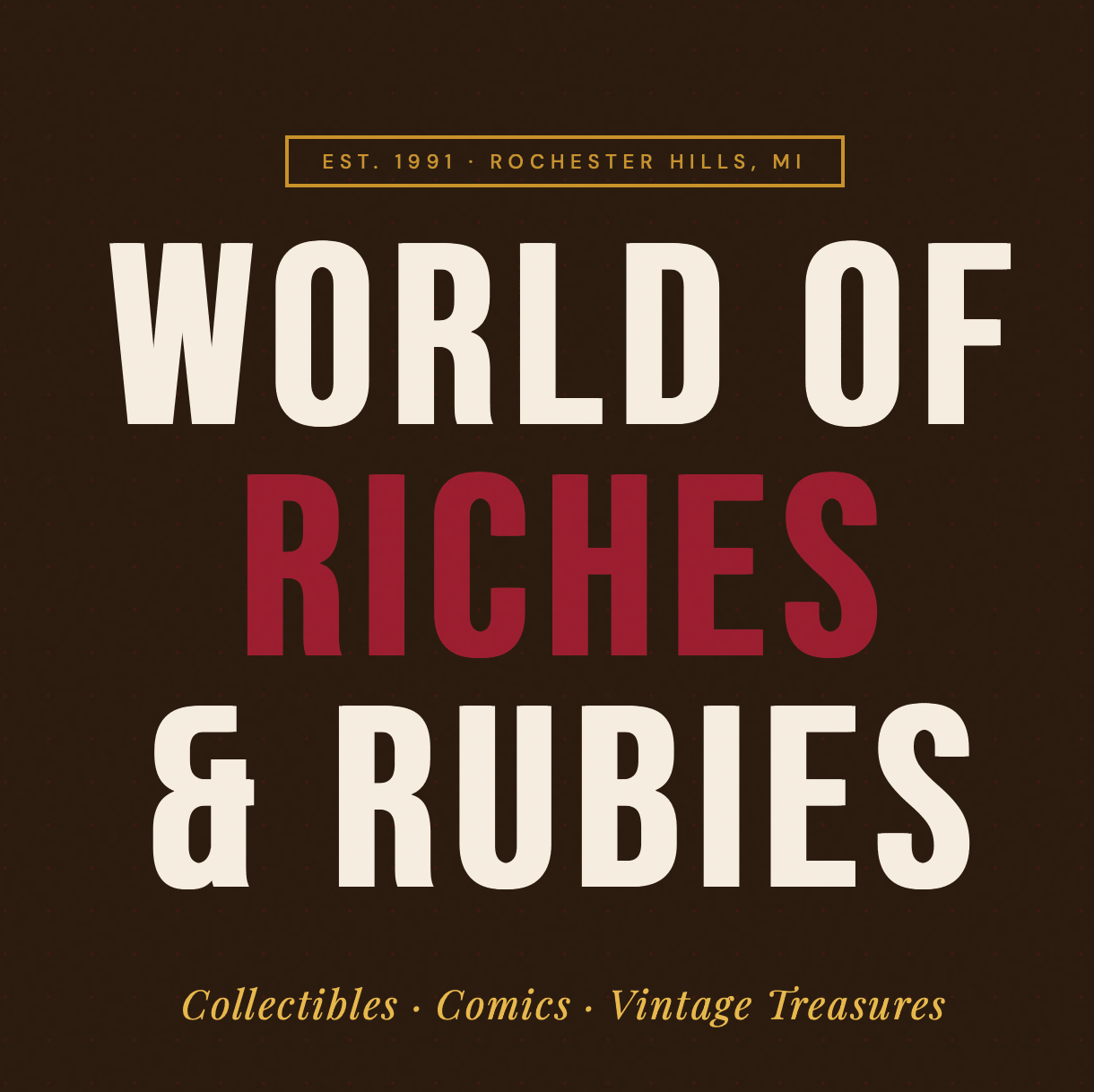 World of Riches & Rubies logo